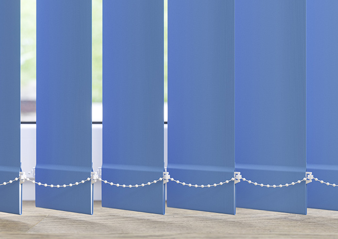 Palermo (Blackout), Bluebell - Vertical Blind Slats - Image 3